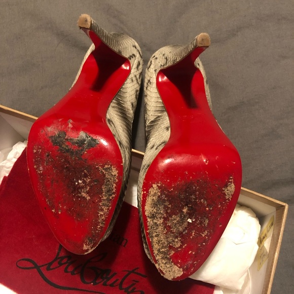 Christian Louboutin Very Prive Snakeskin - Picture 7 of 7